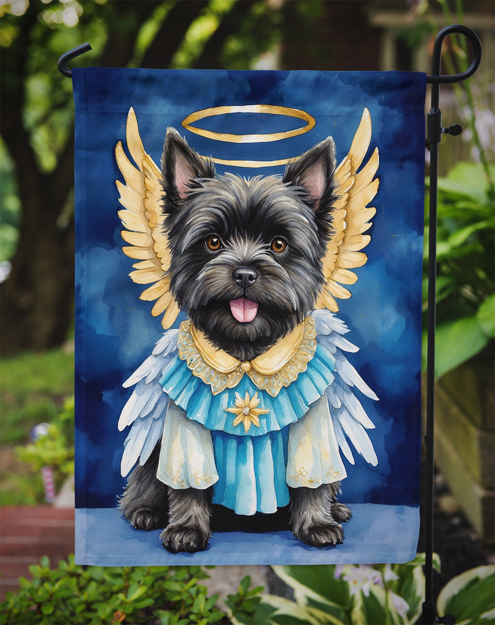 Cairn Terrier My Angel Garden Flag