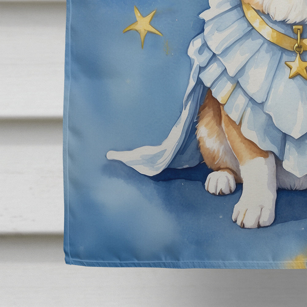 Corgi My Angel House Flag