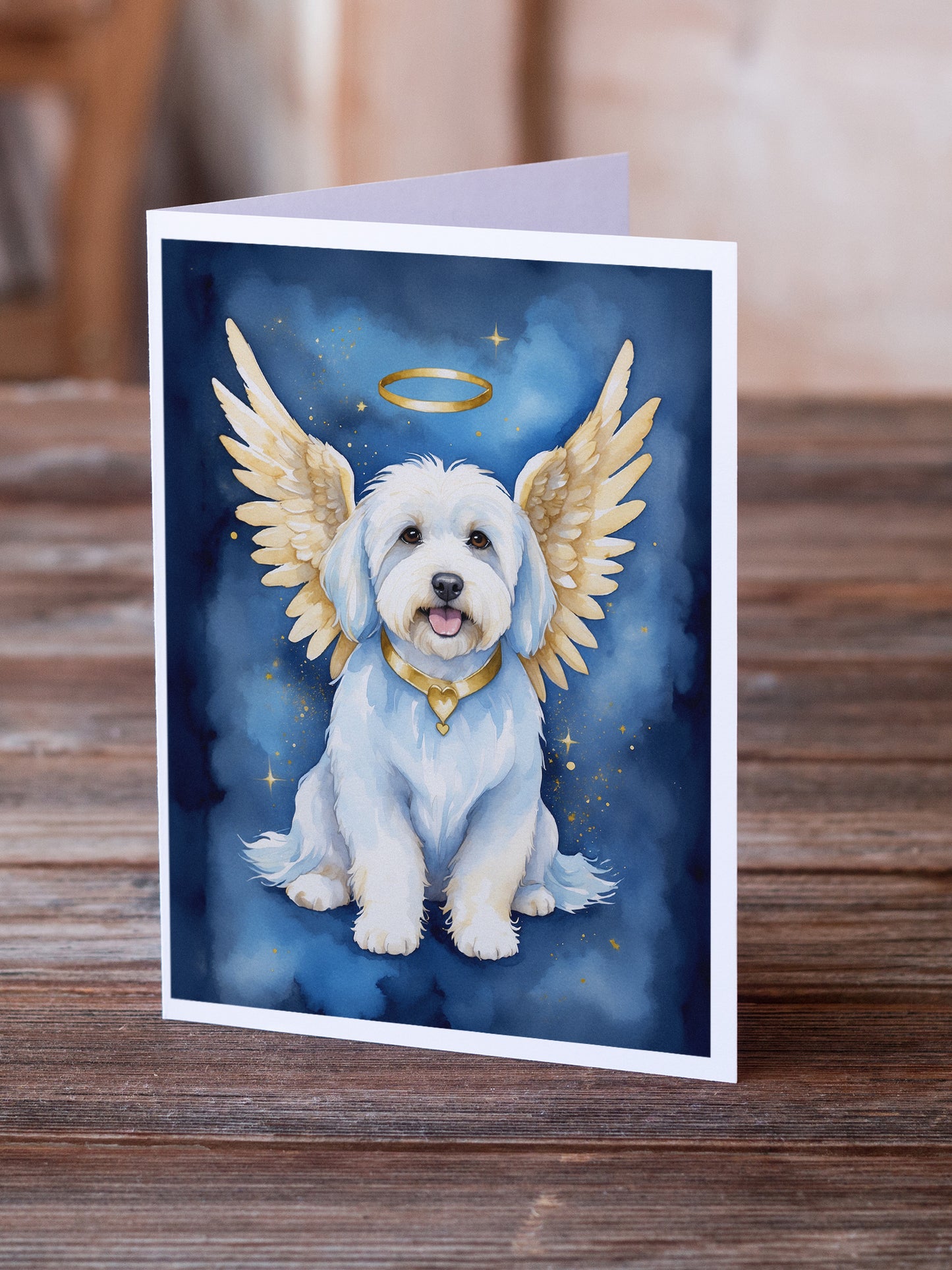 Coton de Tulear My Angel Greeting Cards Pack of 8