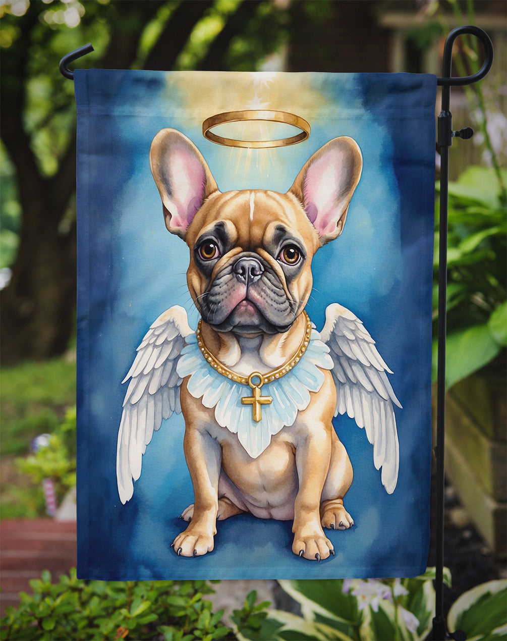 French Bulldog My Angel Garden Flag
