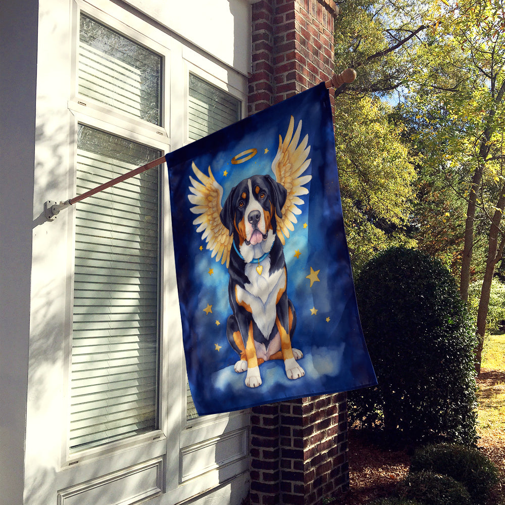 Greater Swiss Mountain Dog My Angel House Flag