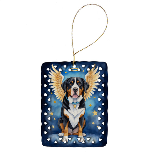 Buy this Greater Swiss Mountain Dog My Angel Porcelain Ornament