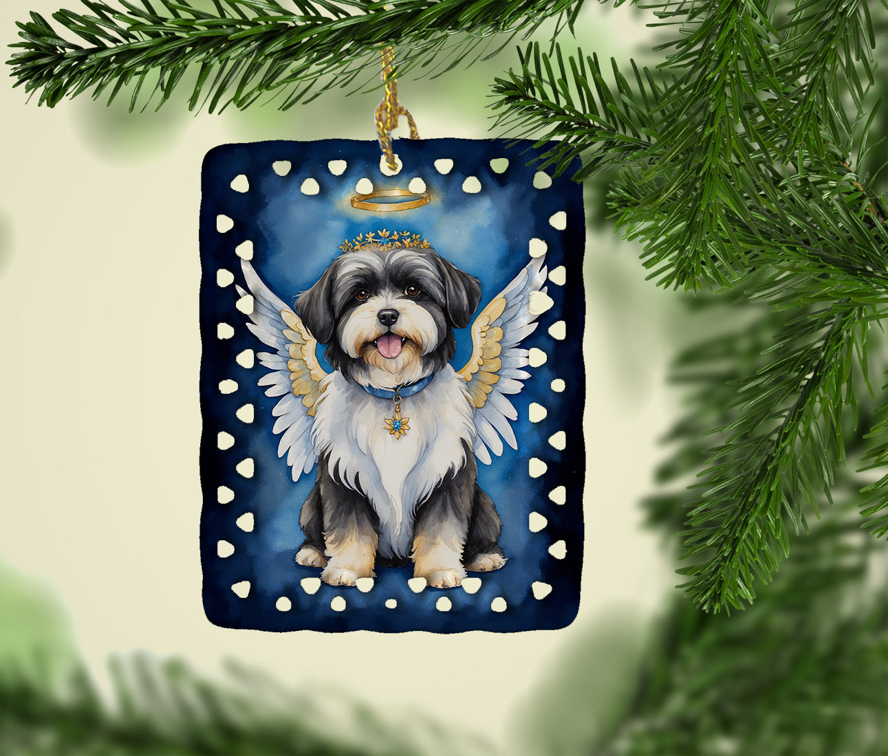 Havanese My Angel Porcelain Ornament