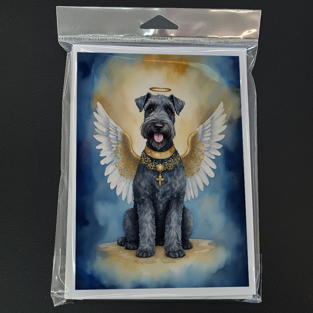 Kerry Blue Terrier My Angel Greeting Cards Pack of 8