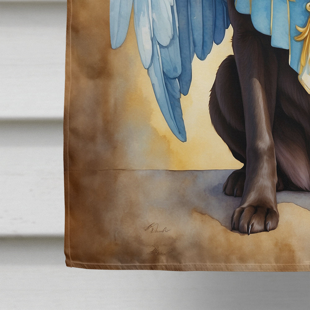 Chocolate Labrador Retriever My Angel House Flag