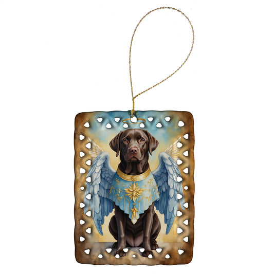 Buy this Chocolate Labrador Retriever My Angel Porcelain Ornament