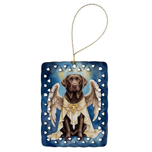 Buy this Chocolate Labrador Retriever My Angel Porcelain Ornament