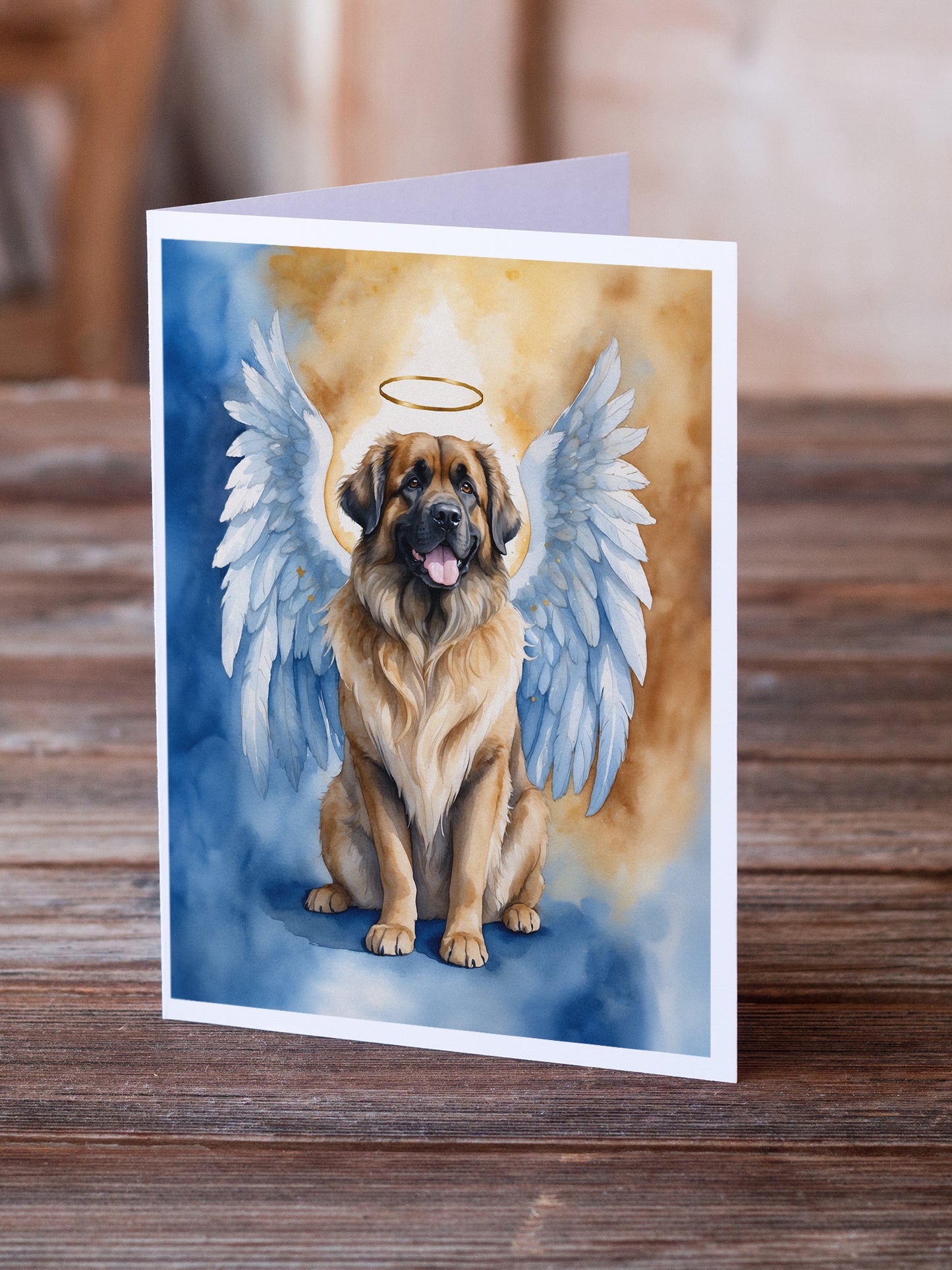 Leonberger My Angel Greeting Cards Pack of 8