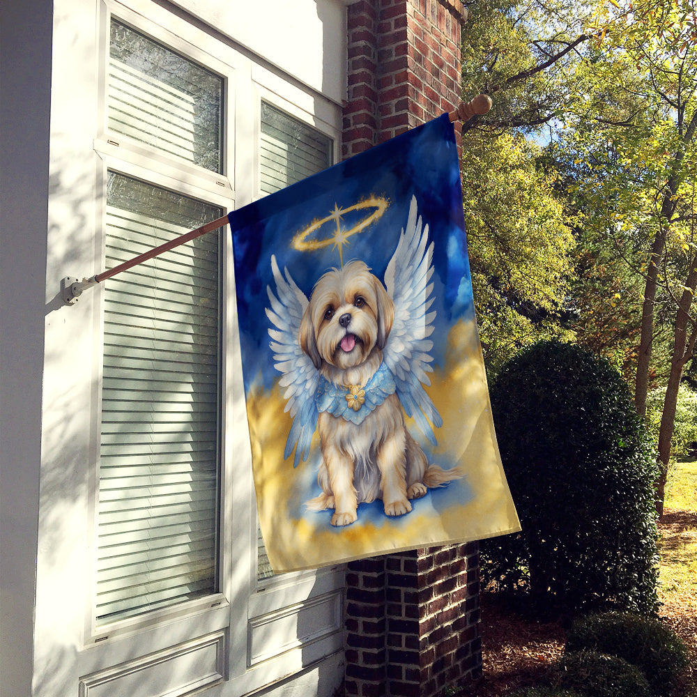 Lhasa Apso My Angel House Flag