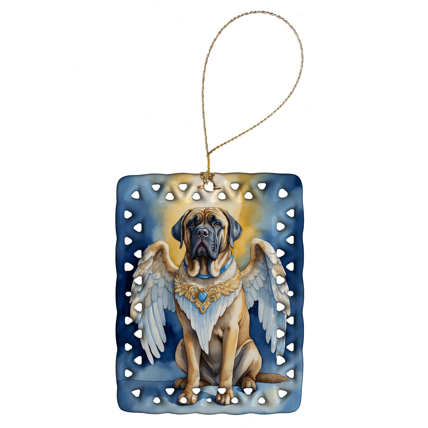 Buy this Mastiff My Angel Porcelain Ornament