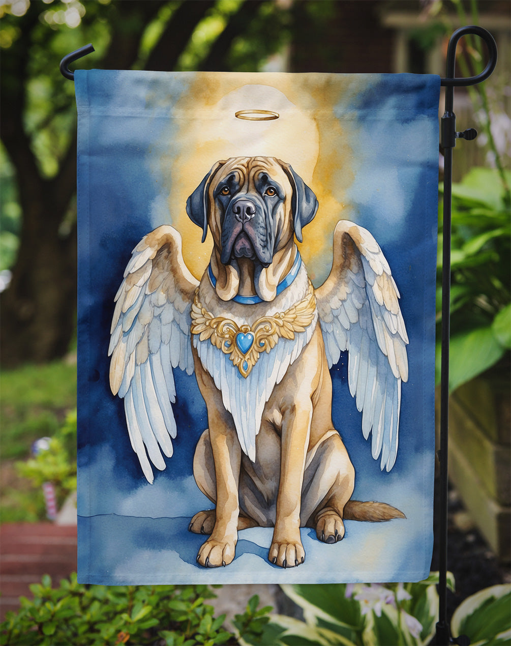 Mastiff My Angel Garden Flag