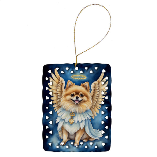 Buy this Pomeranian My Angel Porcelain Ornament