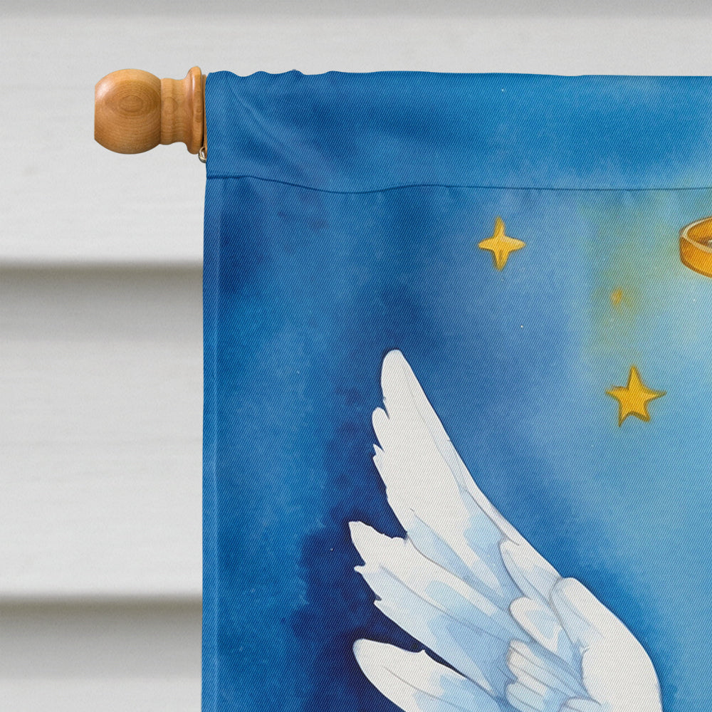 Chocolate Poodle My Angel House Flag