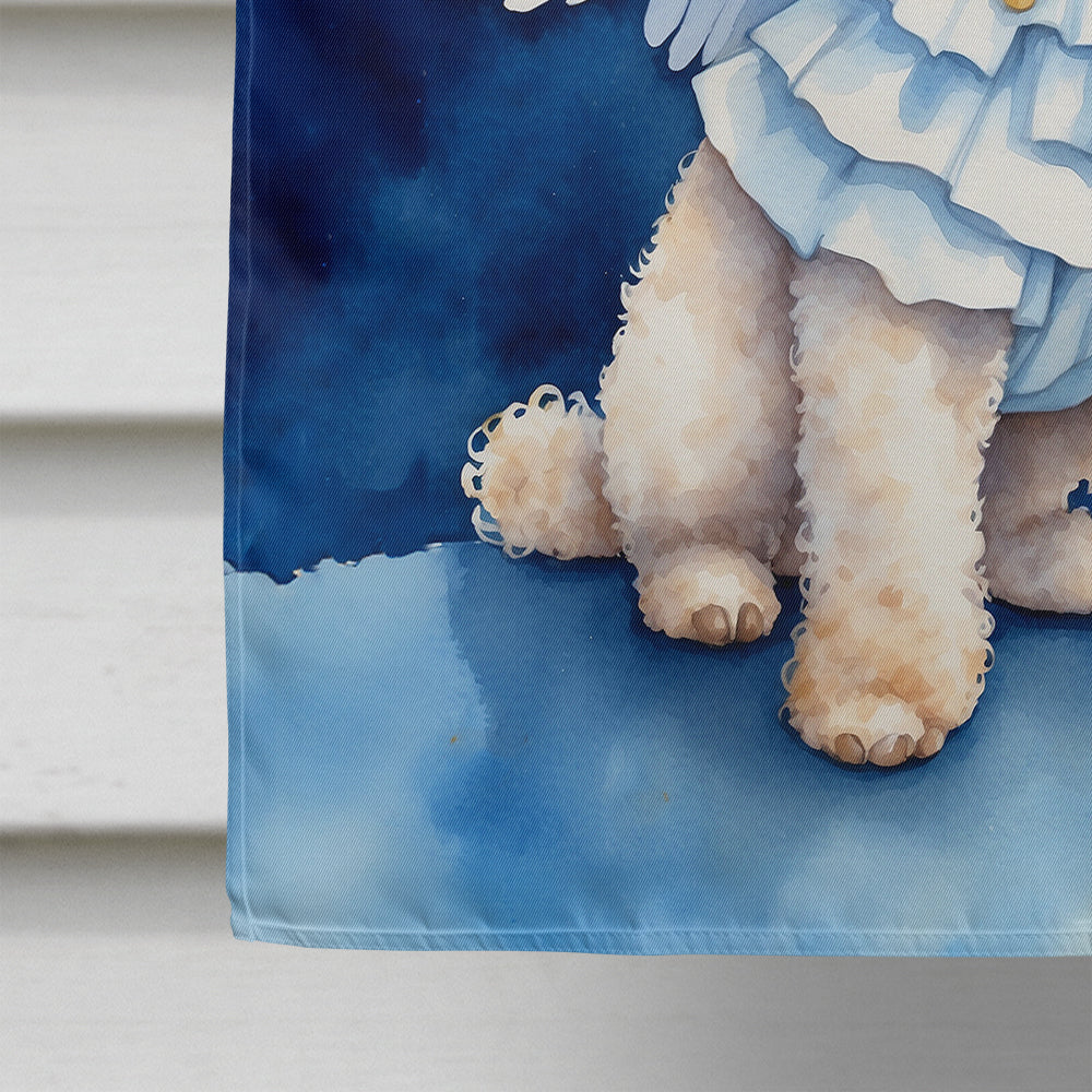 Poodle My Angel House Flag