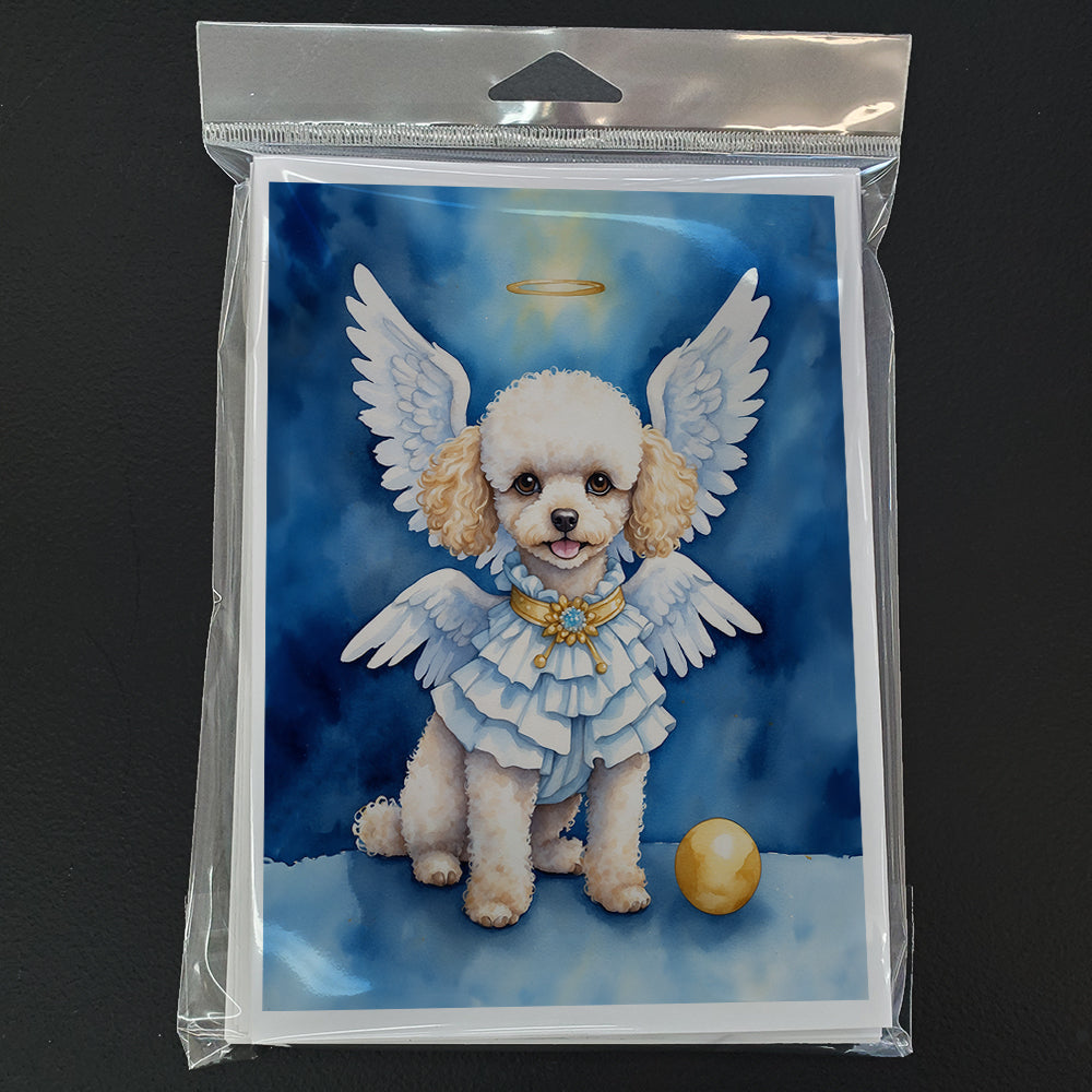 Poodle My Angel Greeting Cards Pack of 8