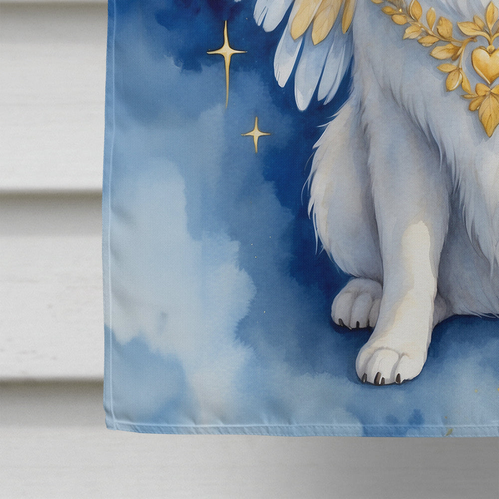 Samoyed My Angel House Flag