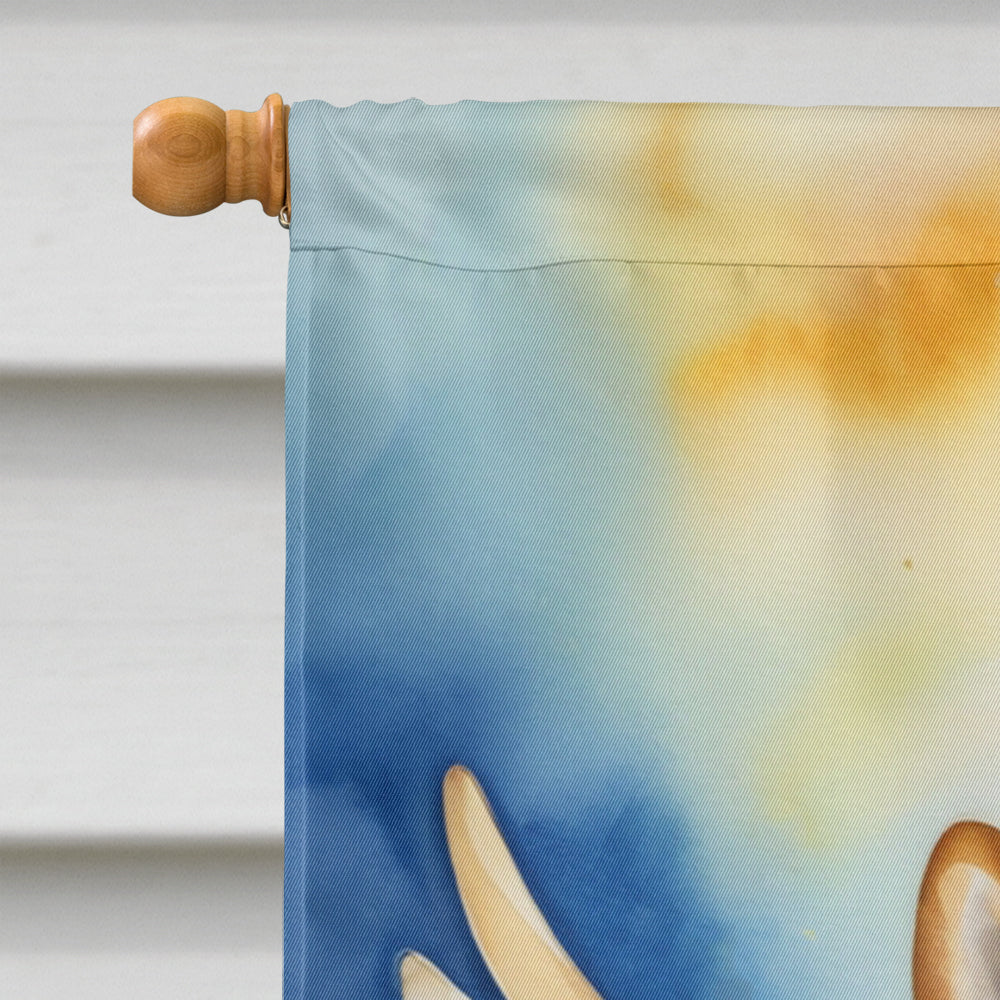 Shiba Inu My Angel House Flag