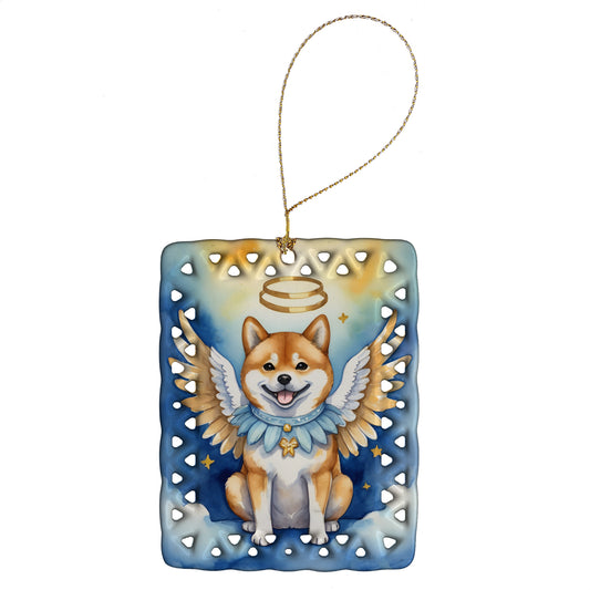 Buy this Shiba Inu My Angel Porcelain Ornament