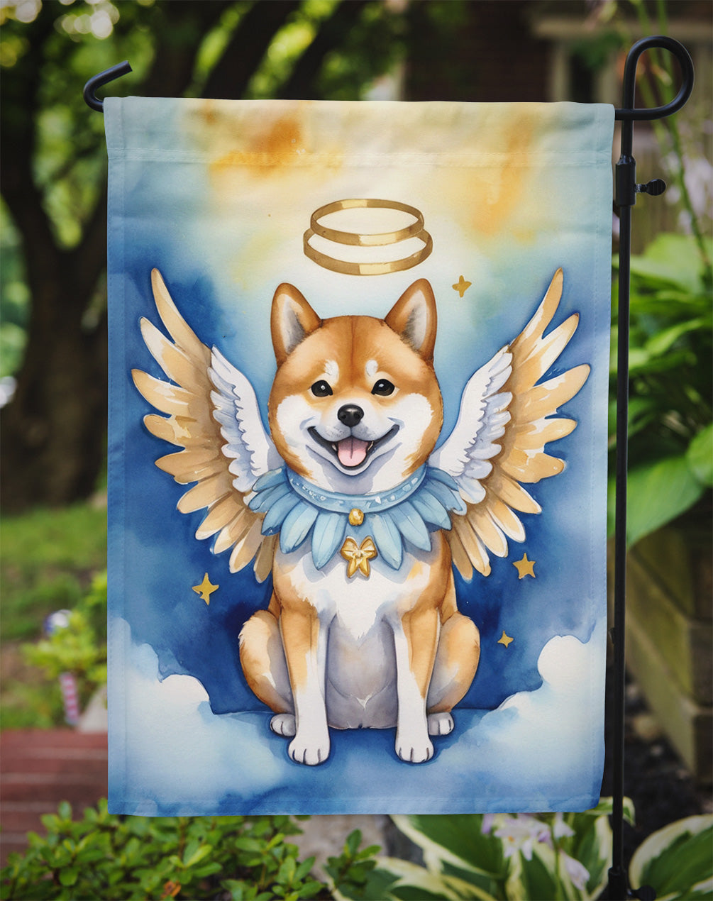 Shiba Inu My Angel Garden Flag