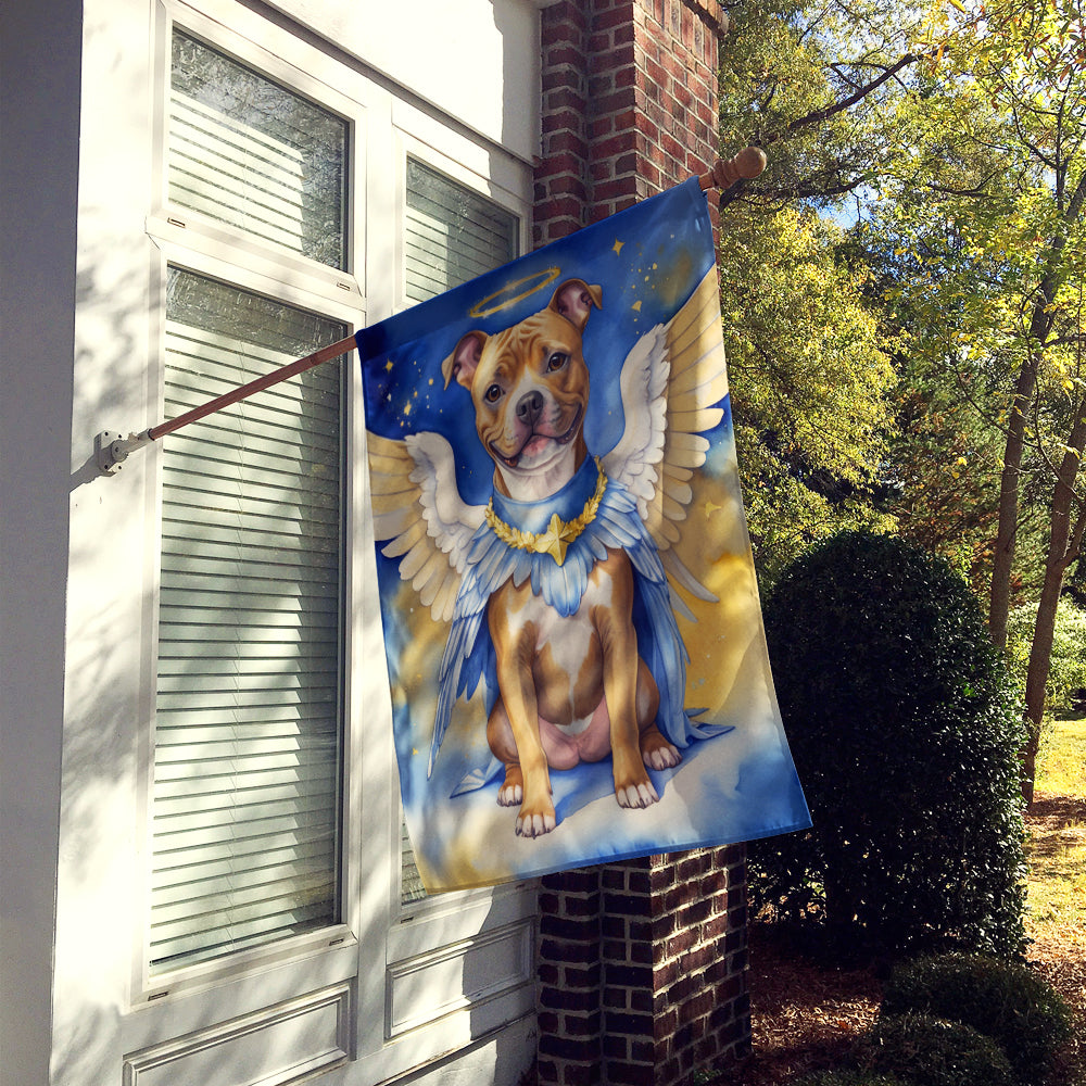 Staffordshire Bull Terrier My Angel House Flag