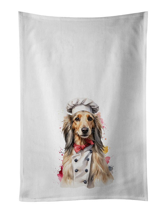 Buy this Afghan Hound Chef Kitchen Towel Set of 2