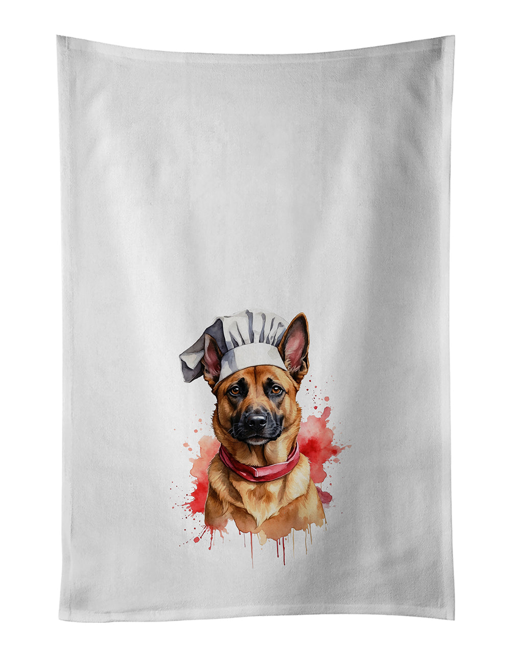 Buy this Belgian Malinois Chef Kitchen Towel Set of 2