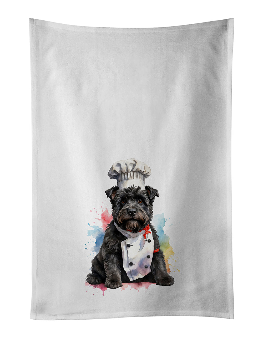 Buy this Bouvier des Flandres Chef Kitchen Towel Set of 2