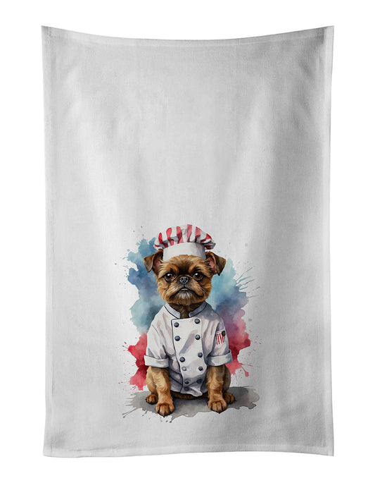 Buy this Brussels Griffon Chef Kitchen Towel Set of 2