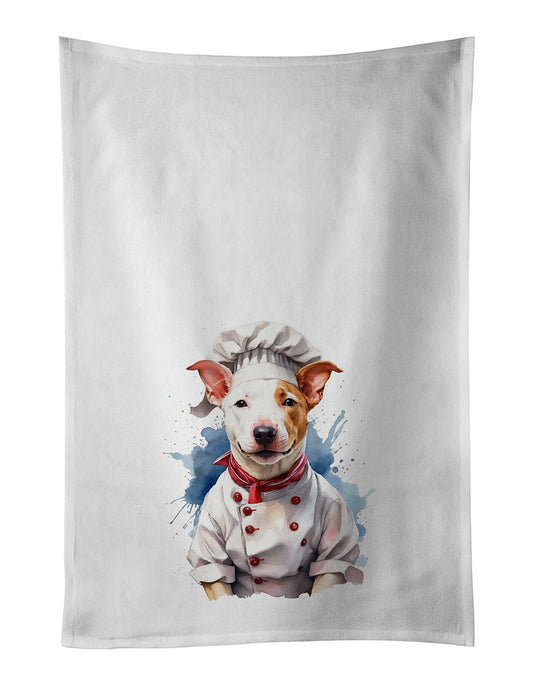 Buy this Bull Terrier Chef Kitchen Towel Set of 2