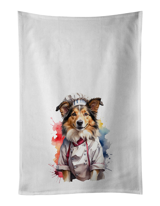 Buy this Collie Chef Kitchen Towel Set of 2