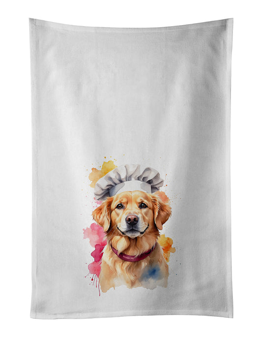 Buy this Golden Retriever Chef Kitchen Towel Set of 2