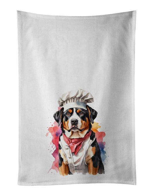 Buy this Greater Swiss Mountain Dog Chef Kitchen Towel Set of 2