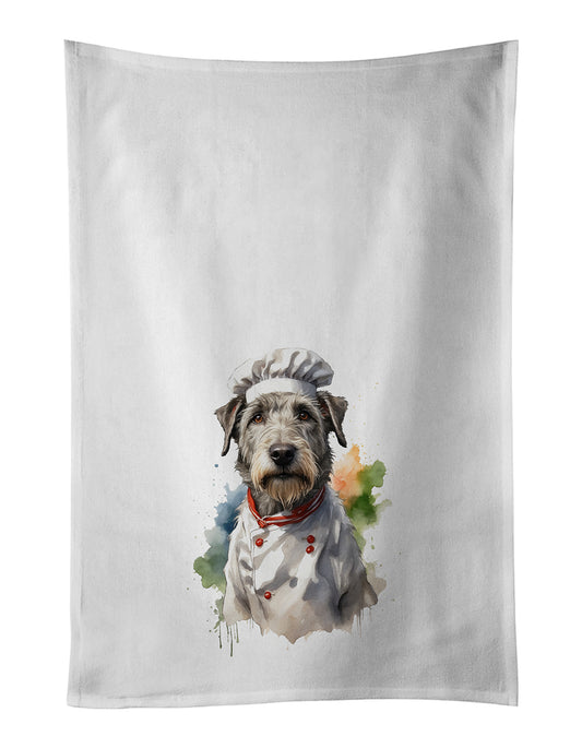 Buy this Irish Wolfhound Chef Kitchen Towel Set of 2