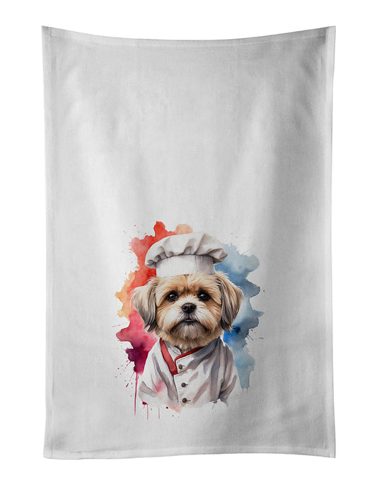 Buy this Lhasa Apso Chef Kitchen Towel Set of 2