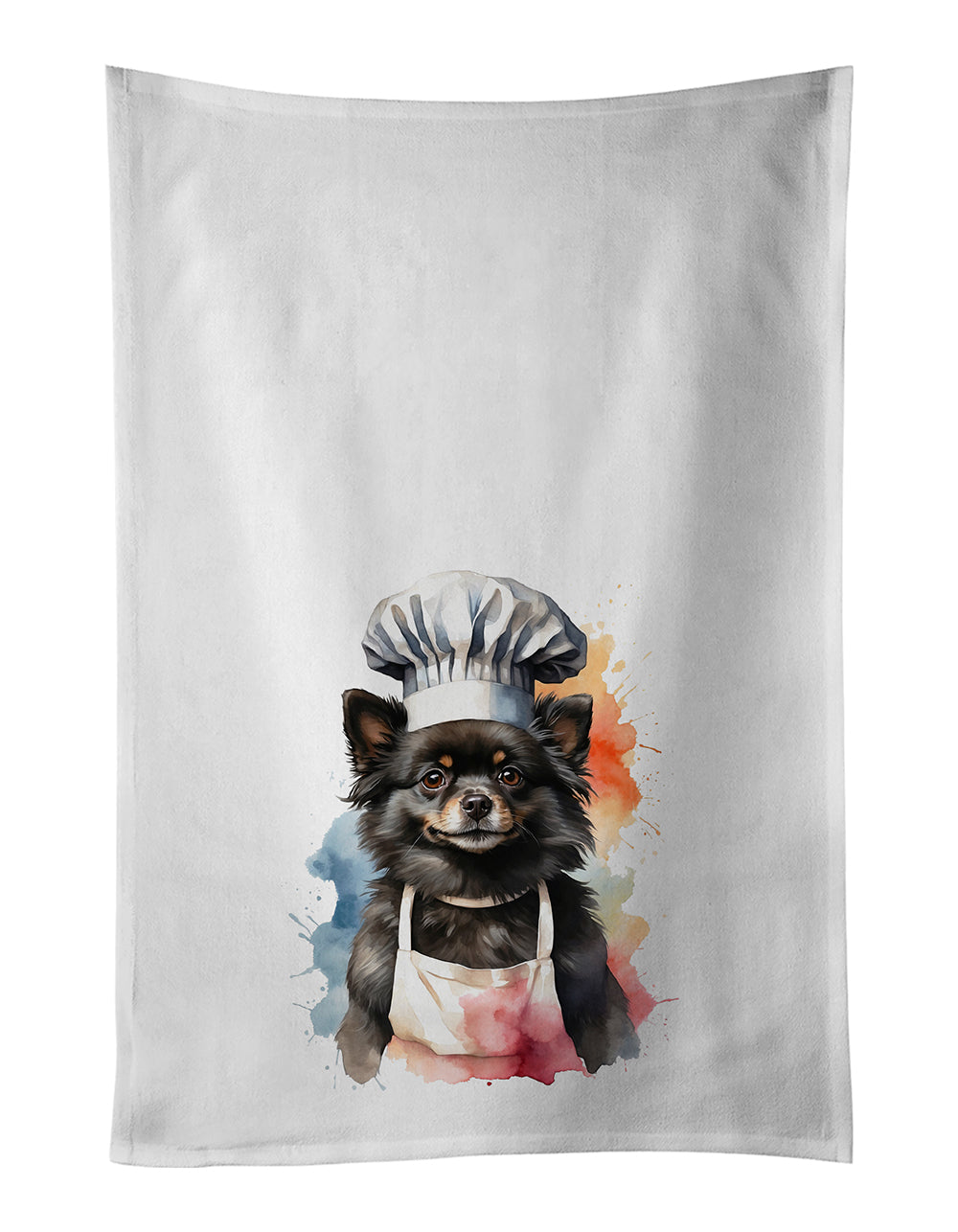 Buy this Pomeranian Chef Kitchen Towel Set of 2