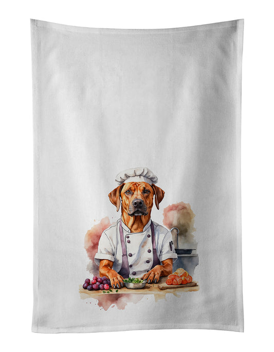 Buy this Rhodesian Ridgeback Chef Kitchen Towel Set of 2