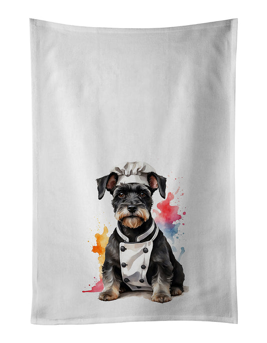 Buy this Schnauzer Chef Kitchen Towel Set of 2