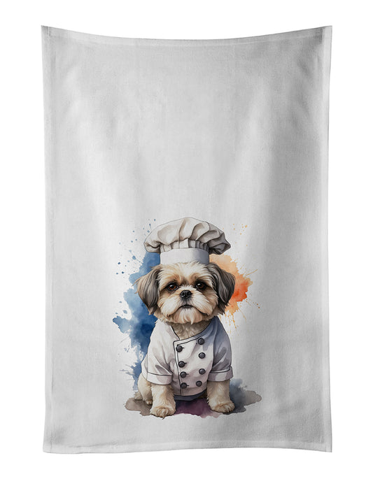 Buy this Shih Tzu Chef Kitchen Towel Set of 2