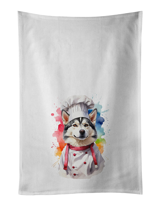 Buy this Siberian Husky Chef Kitchen Towel Set of 2