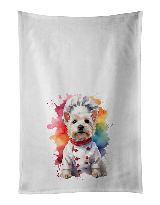 Buy this Westie Chef Kitchen Towel Set of 2