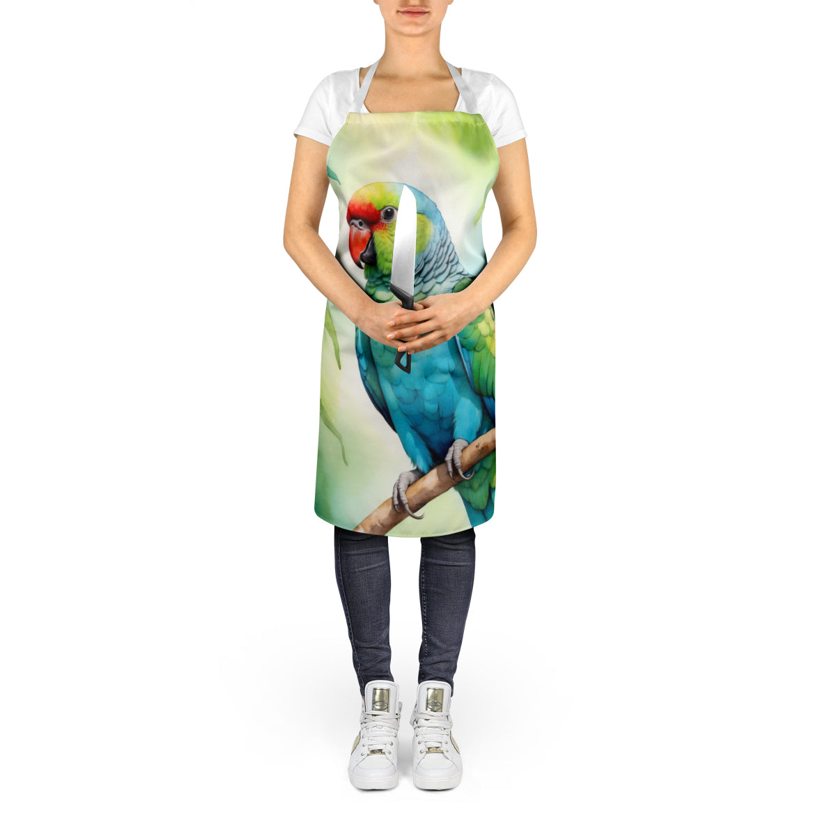 African Ringneck Parrot Apron