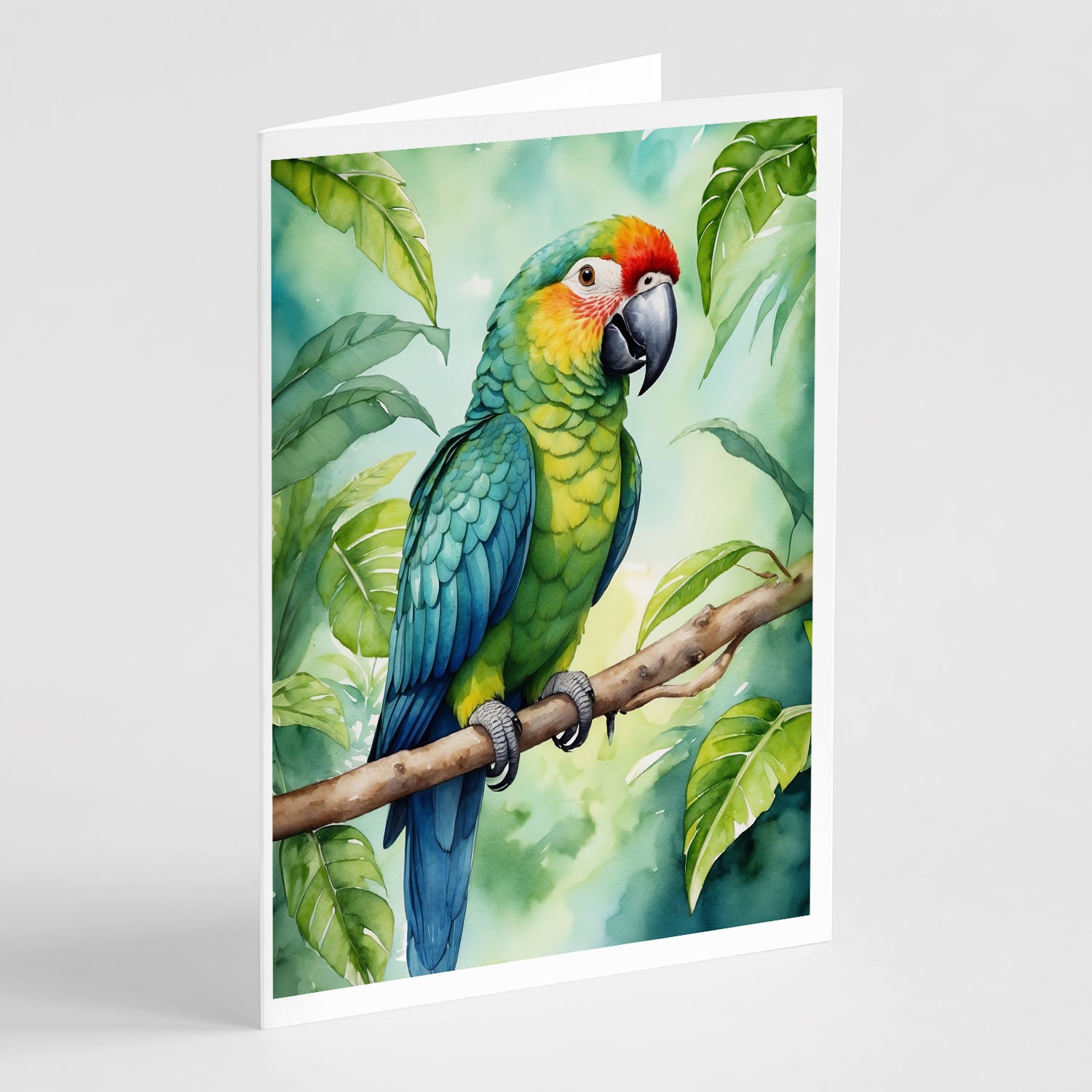 Buy this Amazon Parrot Greeting Cards Pack of 8