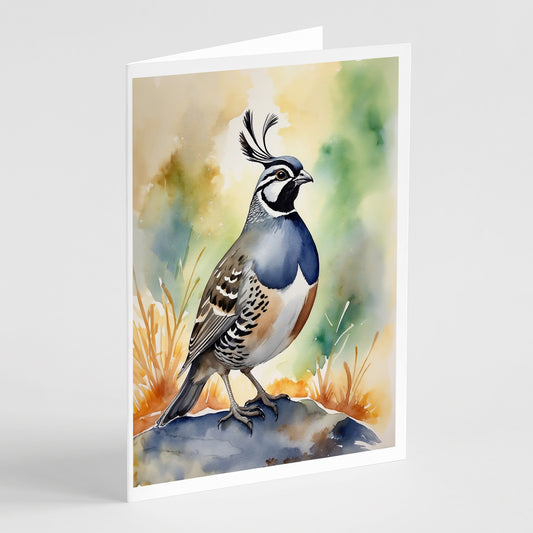 Buy this California Quail Greeting Cards Pack of 8