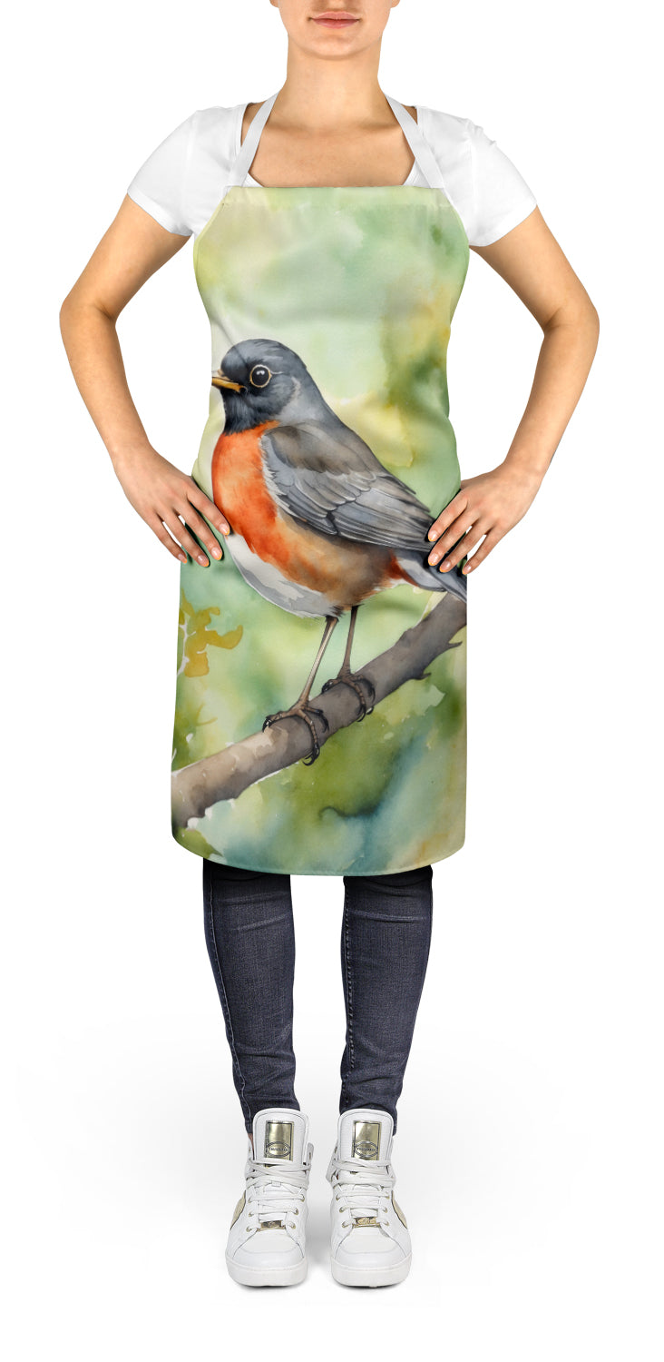 Connecticut American Robin Apron