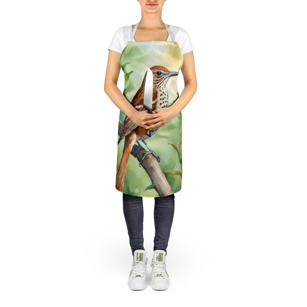 Georgia Brown Thrasher Apron