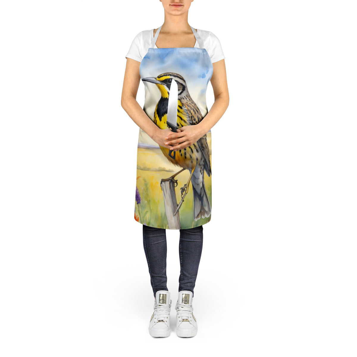 Kansas Western Meadowlark Apron