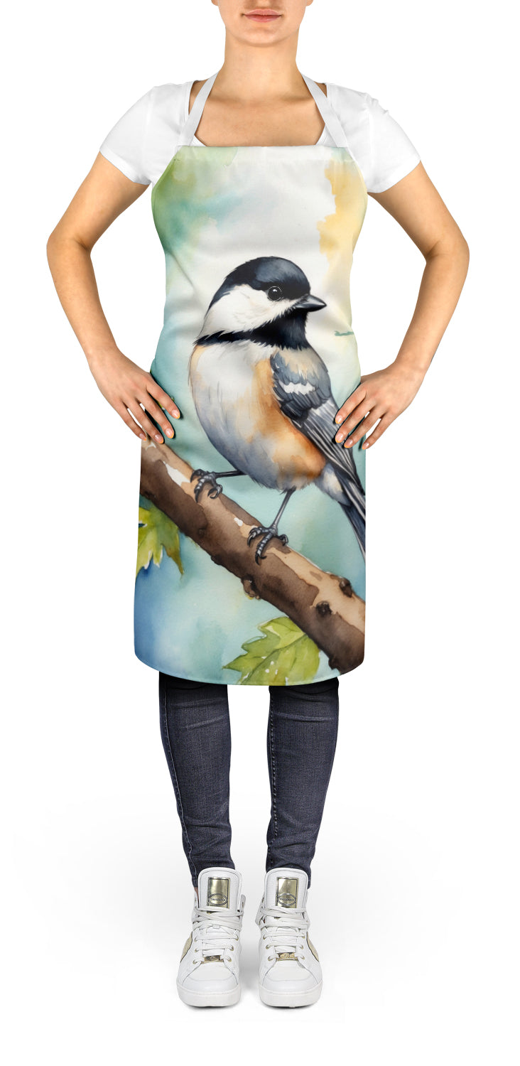 Massachusetts Blackcapped Chickadee Apron