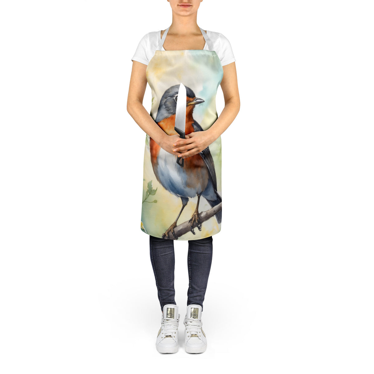 Michigan American Robin Apron