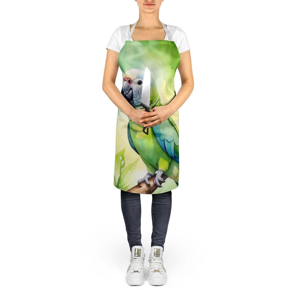 Monk Parakeet Apron