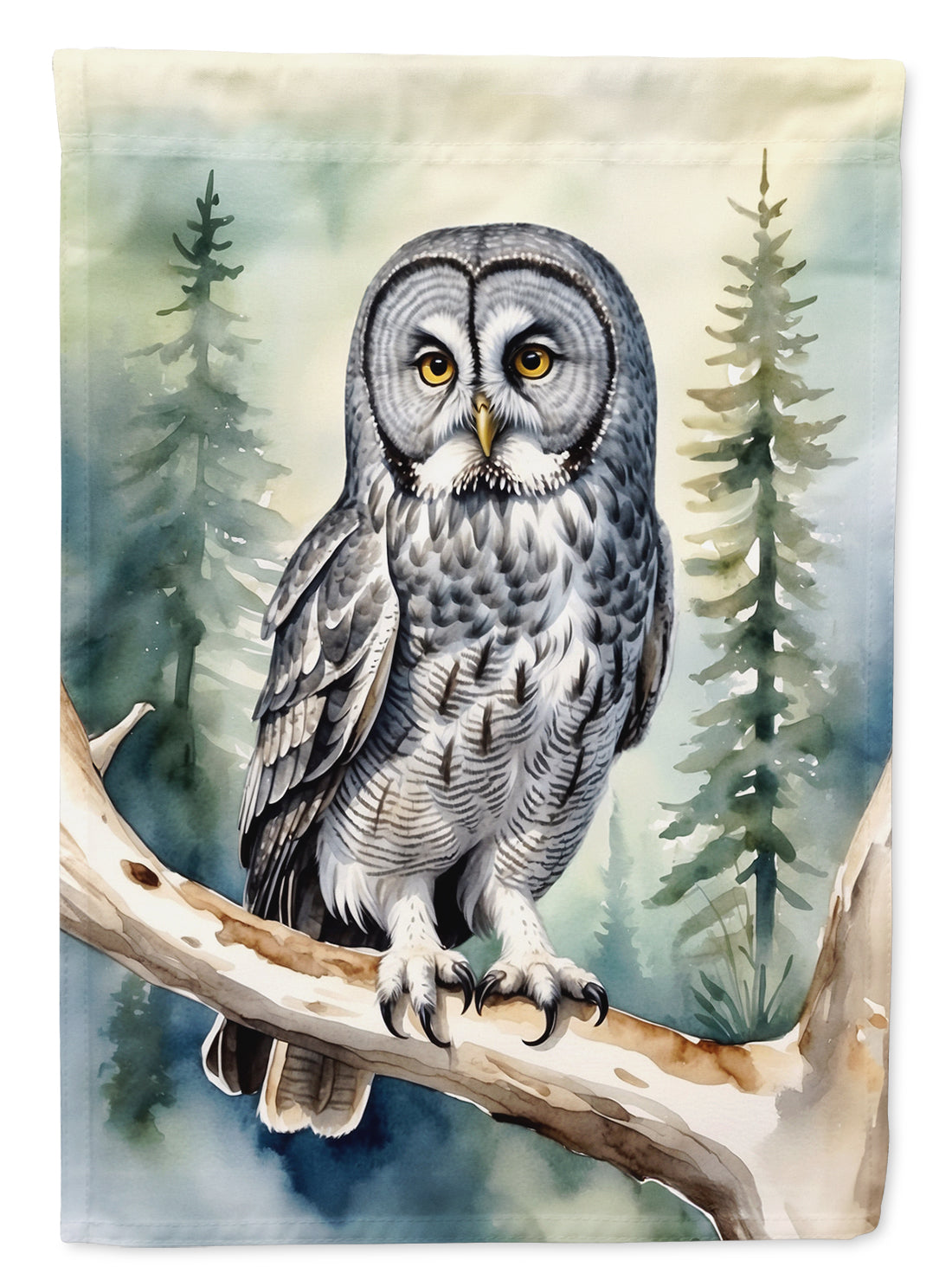 Buy this Great Gray Owl Garden Flag